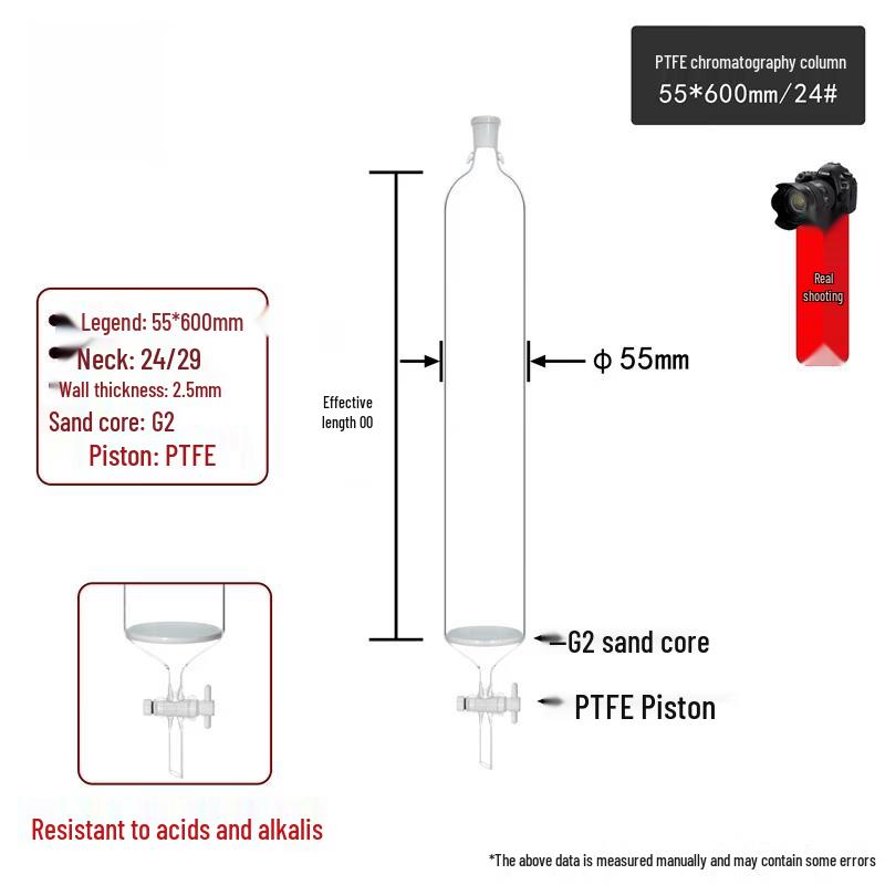 Glass Chromatography Column