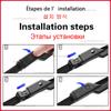 24"18" Front Windshield Wiper Blade Natural Refill Rain Brushes For Geely Coolray Proton X50 2018      2024