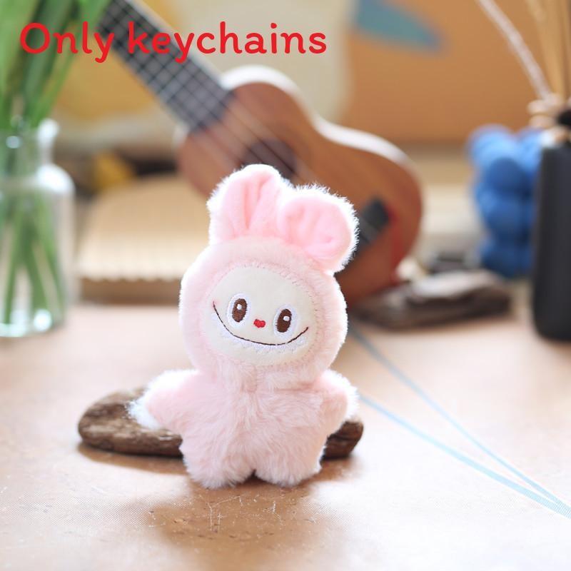 Labubu Plush Keychain With Super Soft Short Plush For Bag Decoration And Gift Ideas