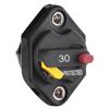 30 Amp Manual Reset Circuit Breaker Switch Car Boat Fuse Holder Waterproof