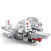 OUZEY 14+ Military Aircraft Carrier Fighter Building Blocks, DIY 3D Puzzle Jet Model Kits, Educational STEM Toy Gift for Teens