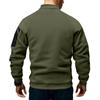 Herren Casual Style Locker Fleece Stehkragen Langarm Sweatshirt