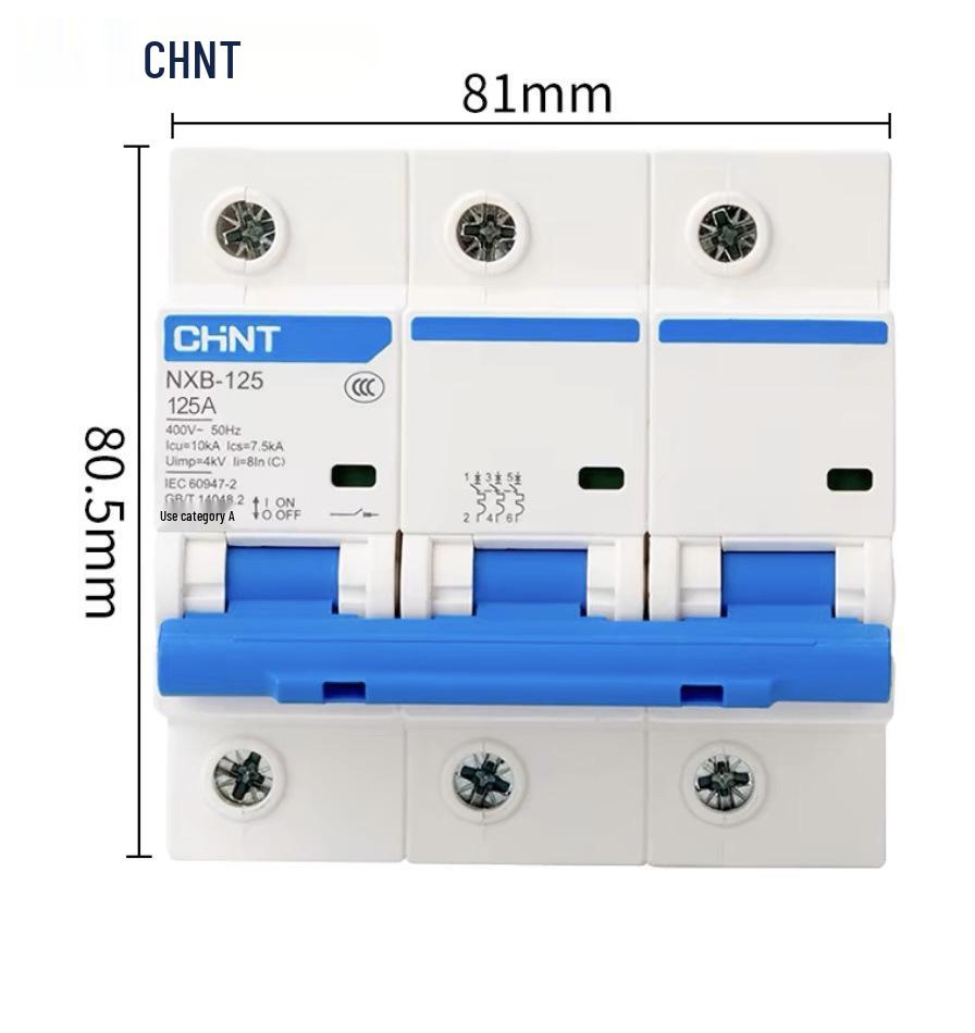 Zhengtai NXB-631P Miniature Circuit Breaker: 2P Household, 3P 63A, 4P 32A Electric Switch