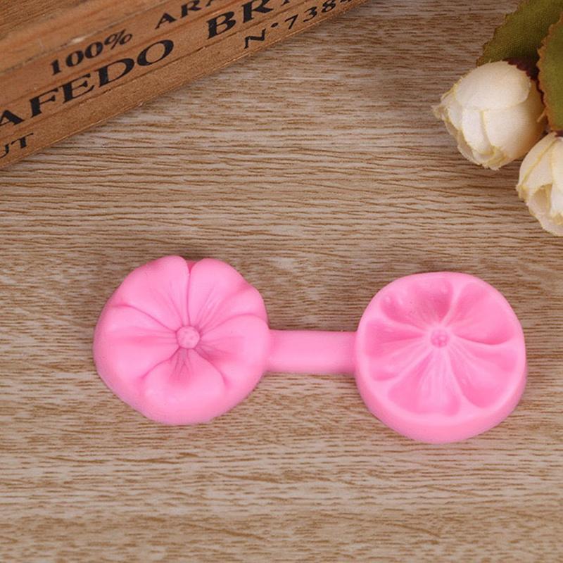 Molde de Silicona de Flores Repujado Herramientas para Decorar Pasteles de Fondant Moldes de Chocolate