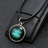Horoscope Pendant Necklace with Extended Chain Dress Up Hypoallergenic Luminous 12 Constellation Necklace Fashion Jewelry