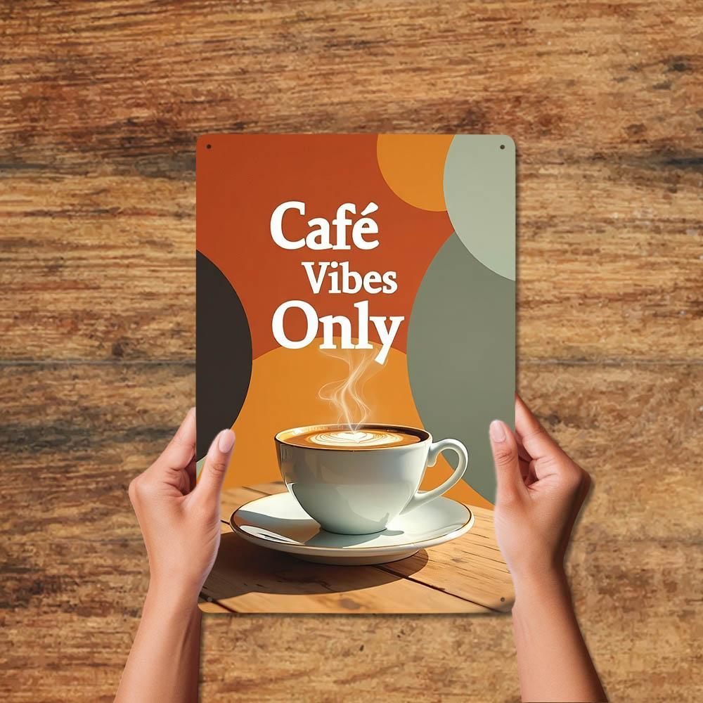 Vintage Coffee Metal Tin Sign Cafe Wall Art Decor Living Room Home Pubs Bar Decoration