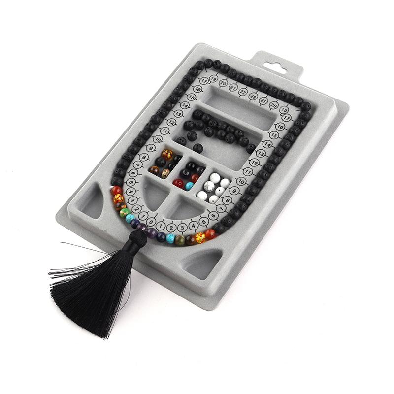 14 Styles Flocked Bead Board For Bracelet Necklace Tray Beading Measuring Tools For DIY Handmade Jewelry Making Accessories