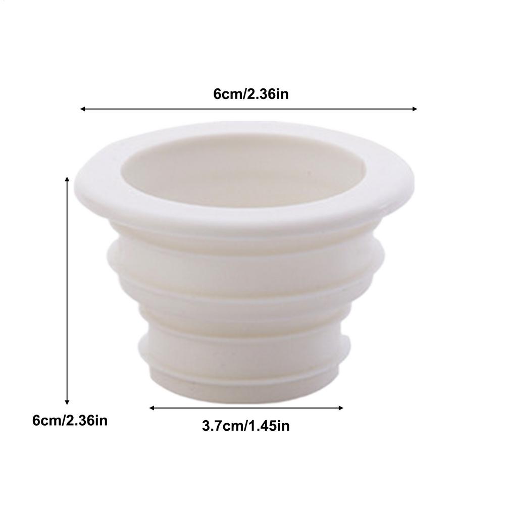 Silicone Bathroom Sewer Seal Ring Kitchen Sink Sewer Pipe Plug Washing Machine Anti-odor Leakage Floor Drain Connector Stopper