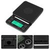 3KGCelsius0.1g Digital Kitchen Food Scale Drip Coffee Weighing with Timer (Bluish Violet  Backlight)