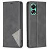 For Oppo A78 4G Stand Flip Cover PU Leather Imprinted Line Card Slots Phone Case
