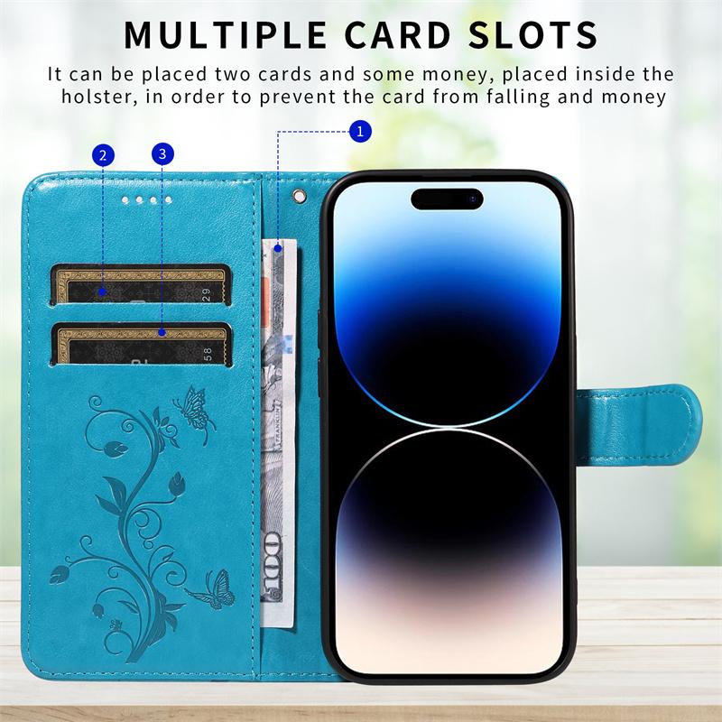 S24 Ultra Fashion Wallet Case for Samsung Galaxy S24 S23 S22 S21 Ultra S23FE S21 FE S 24 Plus Cover Leather Phone Cases