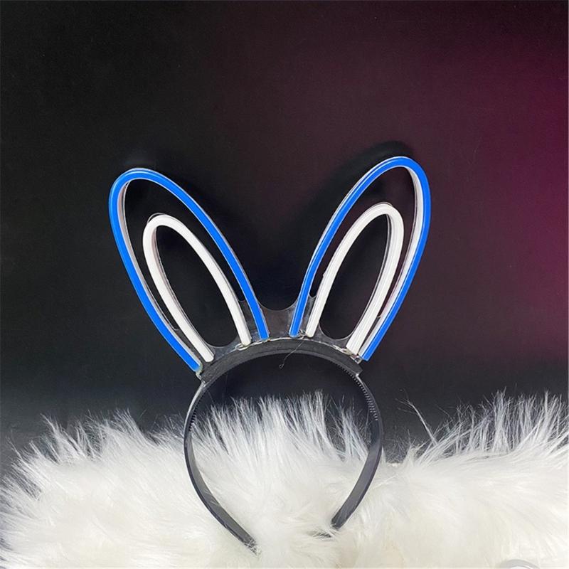 LED Glowing Hairband For Parties With Color Changing Lights And Comfortable LED Costume Props Role Play Birthday Party