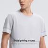 Herren 2025 Eisseide Schnelltrocknendes Sport-T-Shirt - Atmungsaktiv, Kurzärmelig, für Sommer-Laufen & Training