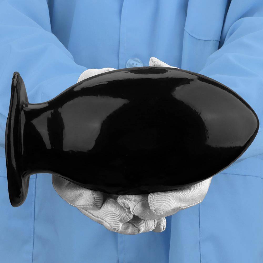 Black PVC Dildo Simulated Penis Anal Plug Fisting Sex Toy Strap On Cock Big Dick Masturbator Realistic Cock
