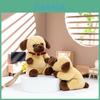 Pingente de Cachorro de Pelúcia Desenho Animado com Pelúcia Curta Macia Para Crianças e Decoração de Presente