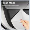 For Xpeng P7 2022 2023 2024 4Pcs Car Door Anti Kick Protection Pad Panel Alcan Tara Suede Auto Doors Anti-Dirty Cover Sticker