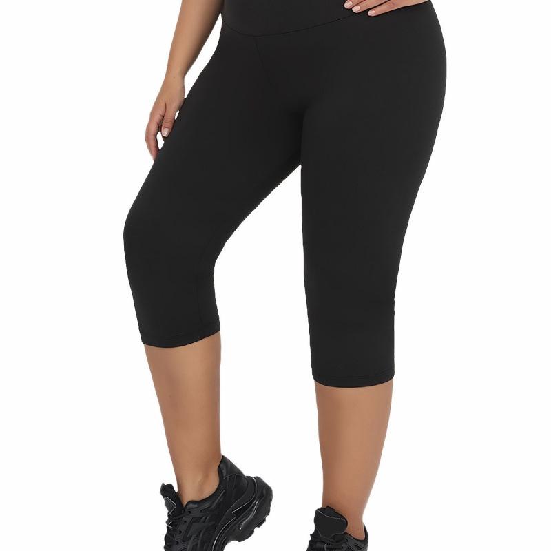 

2025 Women s High Waist Tummy Control Pants - Korean European Style, Super Soft, Tight Fit 2XL чёрный