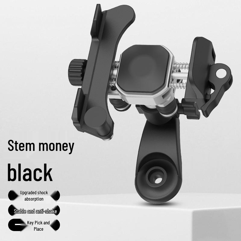 Durable Aluminum Motorcycle & Bicycle Phone Holder