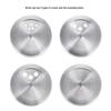 Ningzhao Stainless Steel Glass Condiment Set