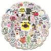 50 Non-Infringing Inspirational Graffiti Stickers: Vibrant Chinese Designs for Suitcases, Guitars, and Notebooks. Waterproof and Durable.