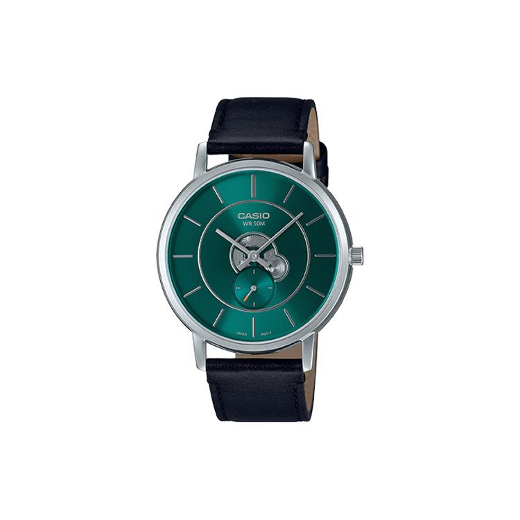 CASIO Men Standard Series 48mm Green Watch MTP-B130L-3AV MTP-B130L-3AV Green Dial