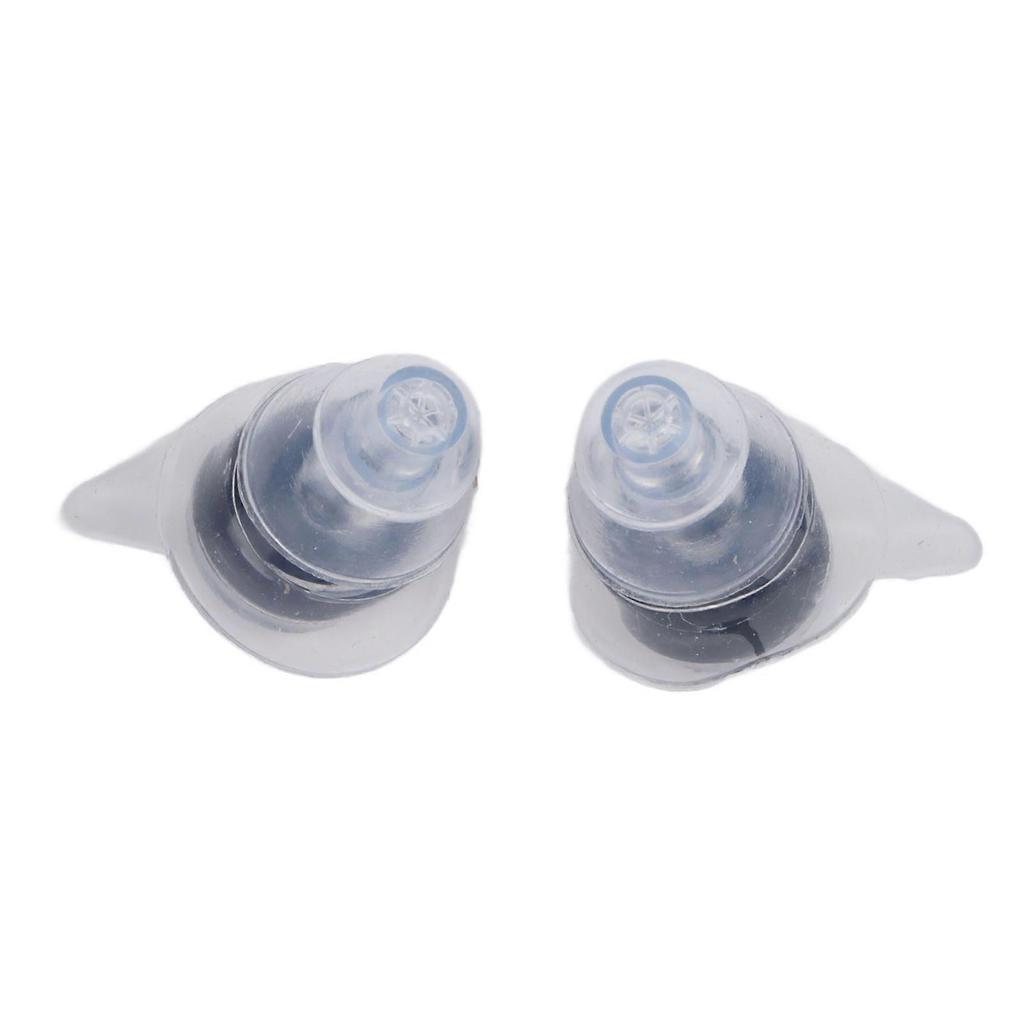 Filter Ear Plugs Hearing Protection Noise Reduction Earbuds with Long Bottle and Mountaineering Buckle Black