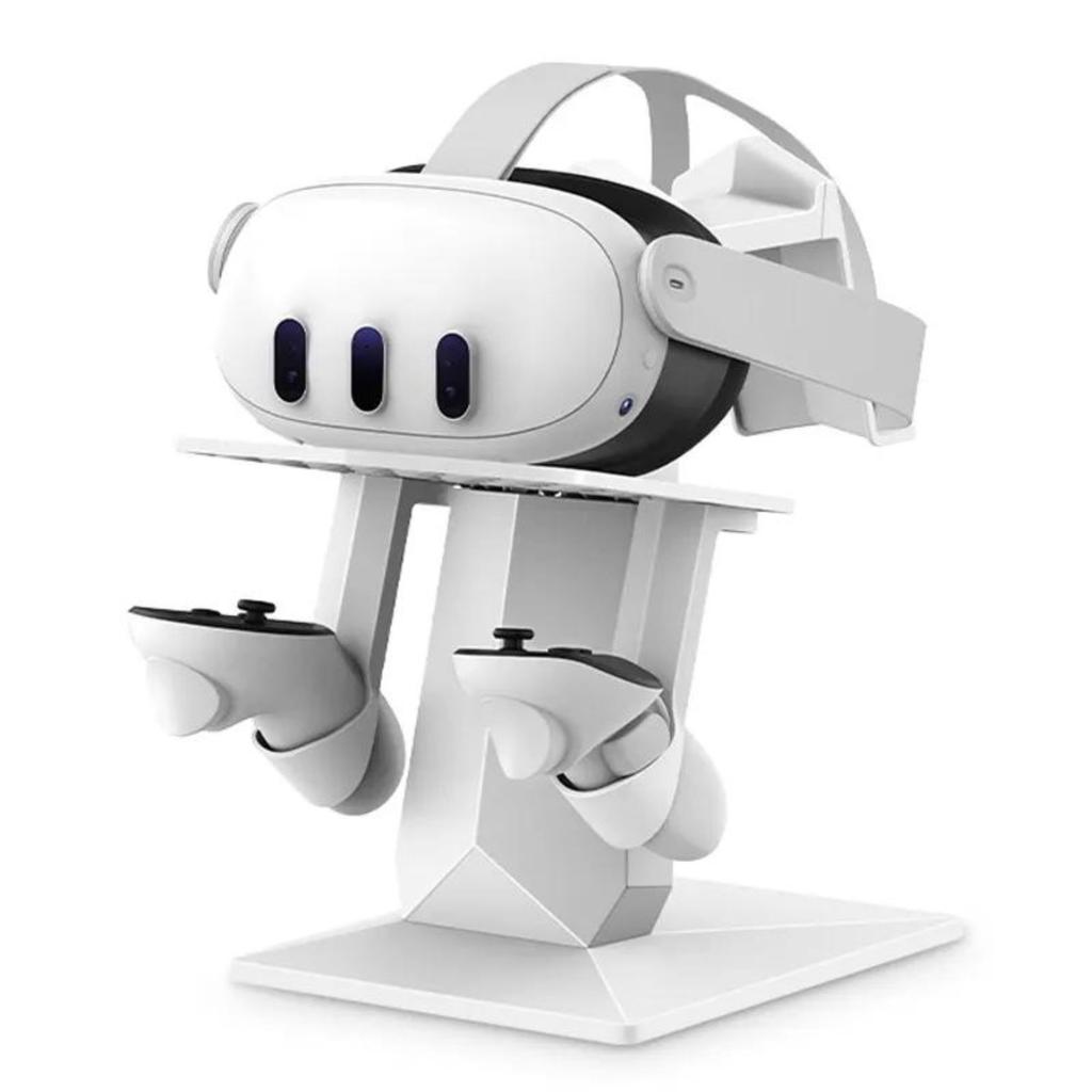 Meta Quest 3S, 3, 2 Goggle Stand | White
