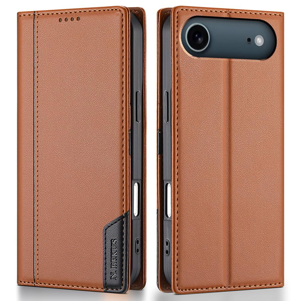

N.BEKUS P3 For iPhone Air Case RFID Blocking Wallet Stand PU Leather Flip Phone Cover