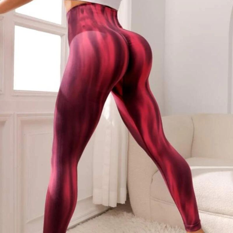Pantaloni da Yoga da Donna Senza Cuciture Sportivi Casual Fitness Vita Alta Slim Fit Push Up Leggings da Yoga da Donna Pantaloni Stampa Luce Polare Aderenti Leggings da Donna 25608