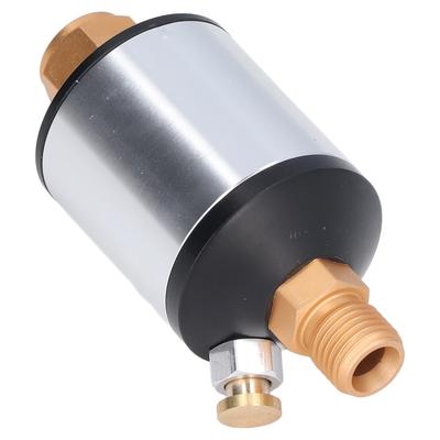 Mini Filtre à Air en Ligne Séparateur d'Huile et d'Eau en Aluminium pour Outils Pneumatiques Entrée/Sortie NPT 1/4 pouce