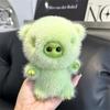 Fluffy Little Pig Fur Pompom Keychain For Woman Girls Bag Car Key Chain Cute Little Pig Key Ring On Bag Car Trinket Pendant Gift