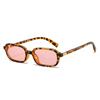 2024 New Narrow Frame Sunglasses European and American Personality Fashion Square Simple Elegant All-Match Sunglasses