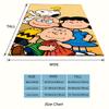 The Snoopy Family Portrait Blanket Is Suitable for Beds and Various Other Occasions, Making It A Perfect Gift for Friends
