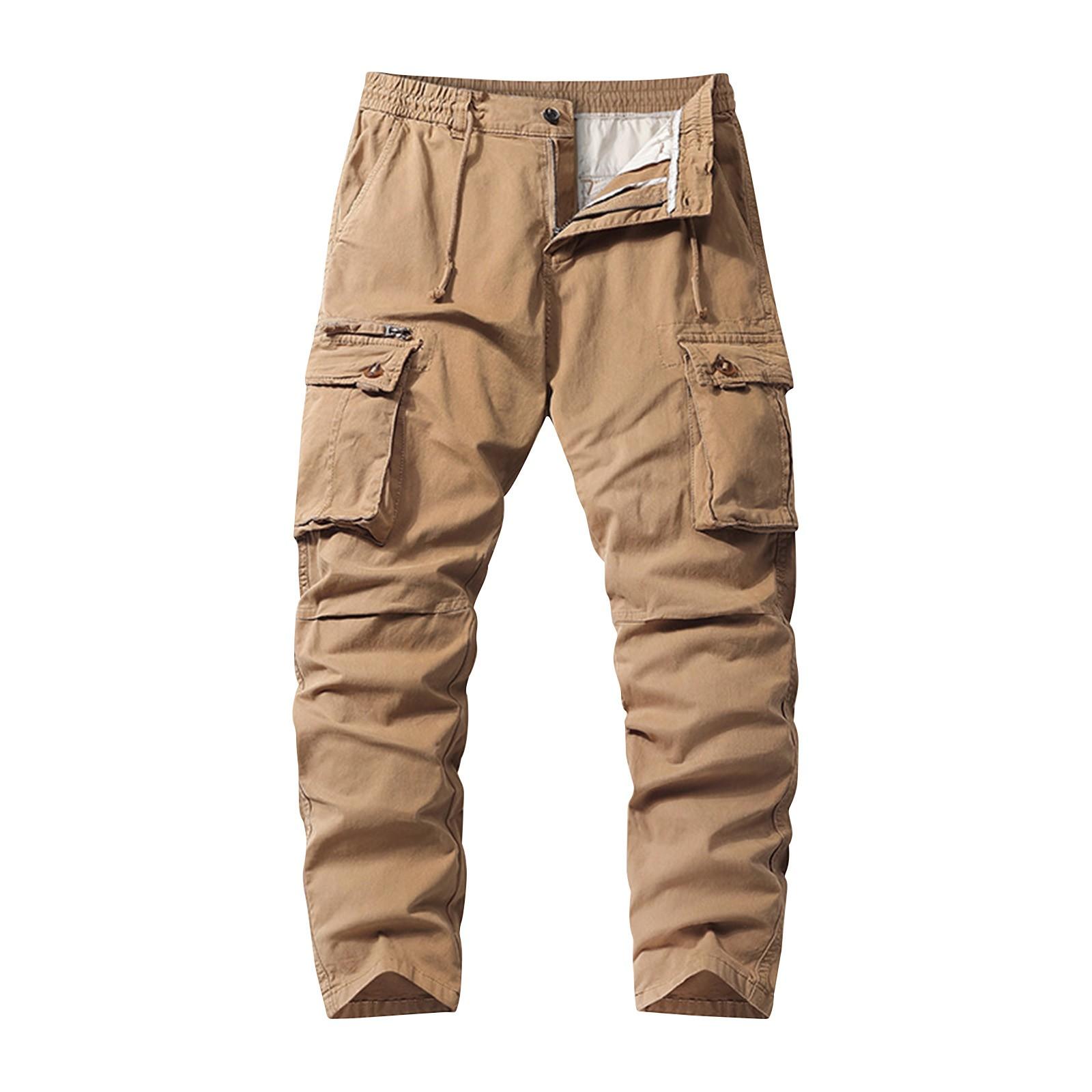 

Мужские стираные и окрашенные комбинезоны с карманами Мужские повседневные брюки Мужские хлопковые комбинезоны Американские брюки 38 хаки