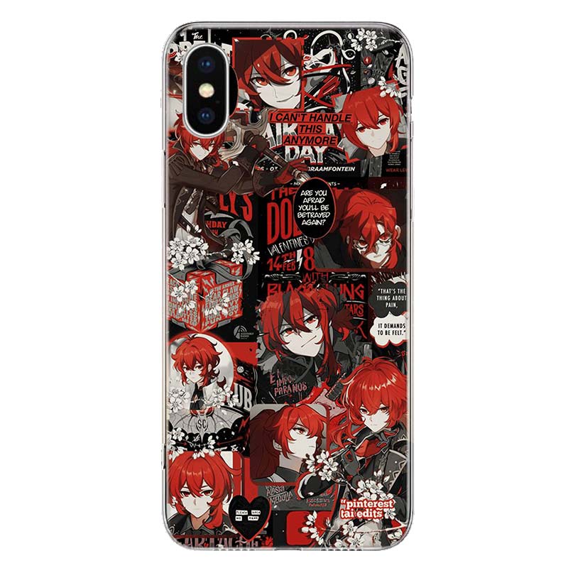Genshin Impact Game Cover Phone Case For Apple iPhone 11 12 13 14 Pro 7 XR X XS Max 6 6S 8 Plus + Mini 5 SE Print Soft Cover