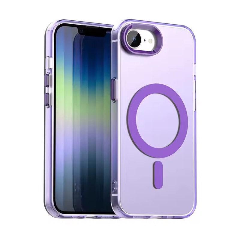 Matte Candy Magnetic Wireless Charging Case For iPhone 16E iPhone16E 5G For Magsafe ShockProof Soft Cover