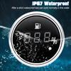 52mm  0~190 Ohm Fuel Level Gauge With Alarm Light Fuel Tank Meter For Marine Car Boat Yacht Digital Oil Fuel Indicator 12V 24V