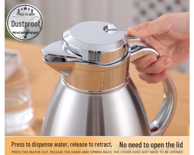 Large Capacity Insulated Stainless Steel Thermos Flask for Home Use