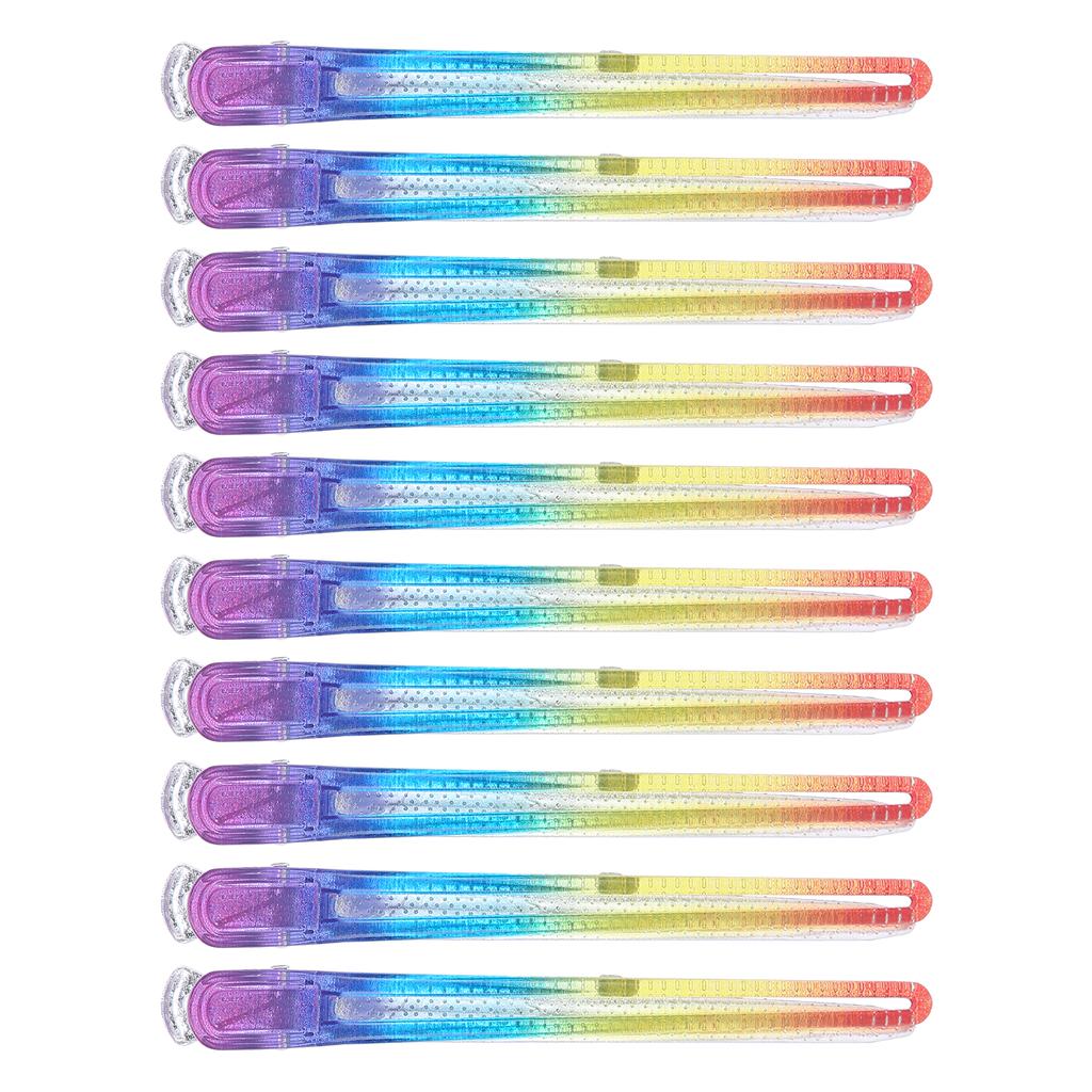 10pcs Professional Duckbill Hair Clip Portable Hair Salon Sectioning Clips Styling Tool