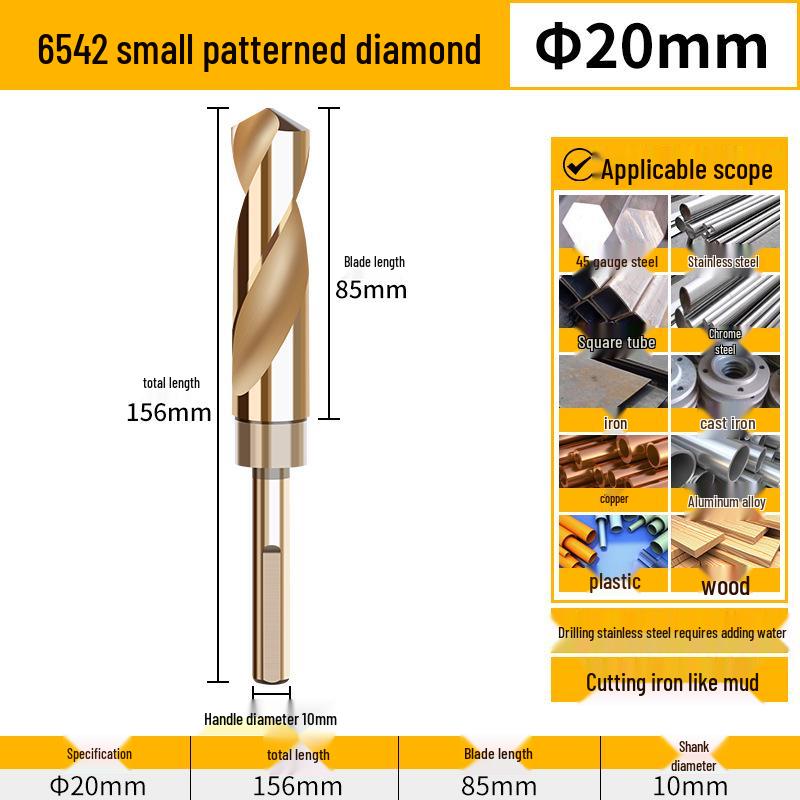 12mm High Hardness Twist Drill Bit Set for Iron, Stainless Steel, and Woodworking