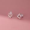 Simple Heart-shaped Line Ear Clip, Cute and Fresh Temperament for Female Students, with No Ear Holes or Small Earrings
