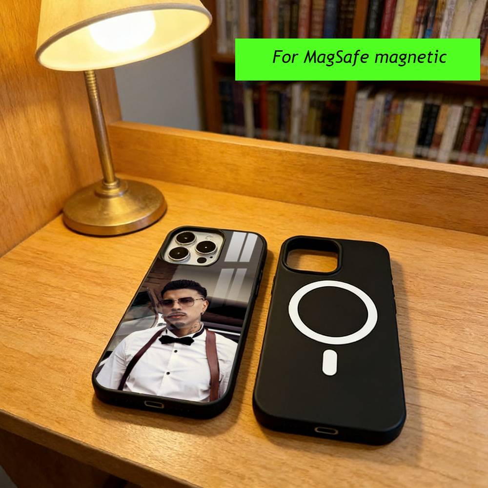 Singer R-Rauw Alejandro Phone Case For iPhone17,16,15,14,13,12,11 Plus,Pro Magnetic with Magsafe Wireless Charging iPhone15PRO