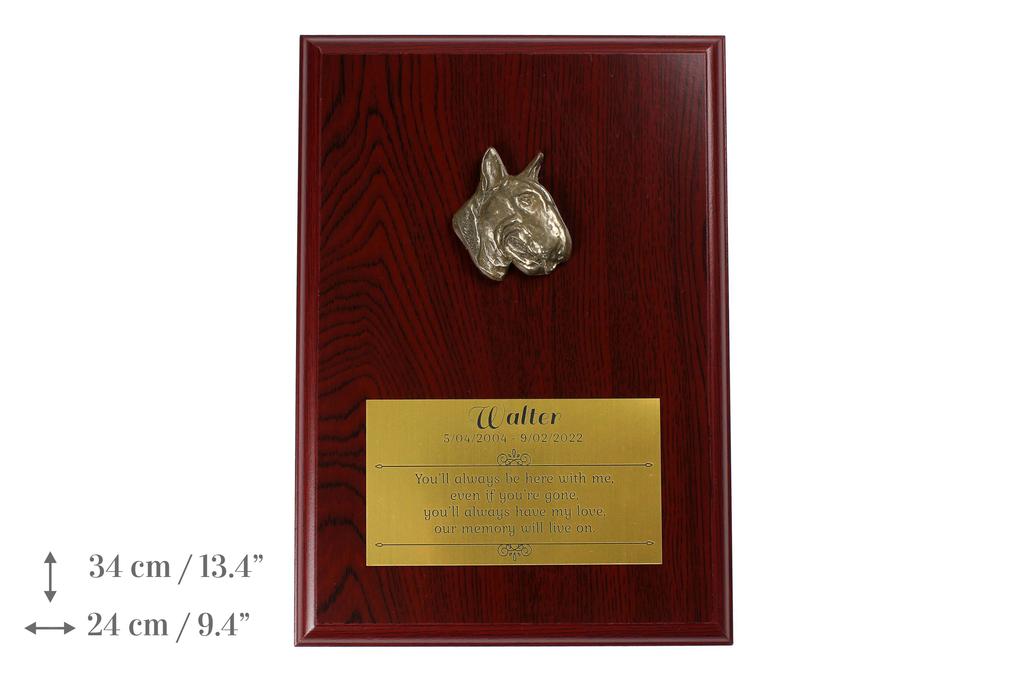 Bull Terrier, Bully – Bas-relief of a dog, small decoration | Art-Dog