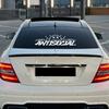 JDM rear window car decal windshield sticker banner rocker side rear window antisocial night runner accessories modification