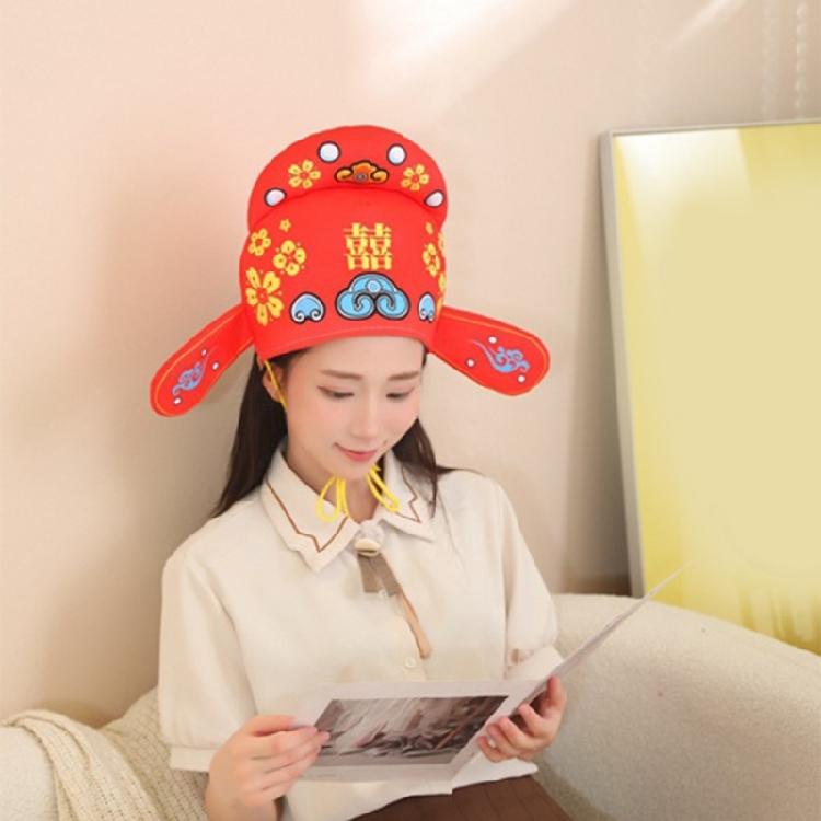 Traditional Groom Hat for Wedding Party and Photography Props Costume Hat