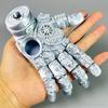 3D Printed Mechanical Hand Figurine Movable Joints Robotic Hand Statue Stress Relief Palm Fidget Toy Home Office Desktop Decoration Ornament