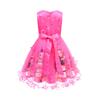 Girls' Tulle Bow Dress - Large Butterfly Mesh Gown