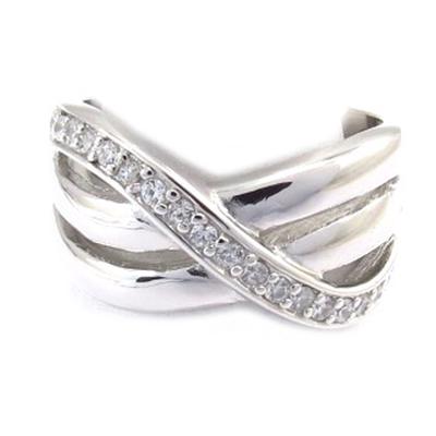 White 'Goddess' Silver Ring