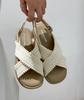 Open-toed Roman shoes women's 2025 new summer versatile soft-soled flat-soled thin cross-strap non-slip beach sandals women