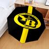 BSC Football Yellow And Black Unity Umbrella Folding Umbrella, Automatic Umbrella 8-Frame for Travel, Camping Use Gift for Halloween Christmas
